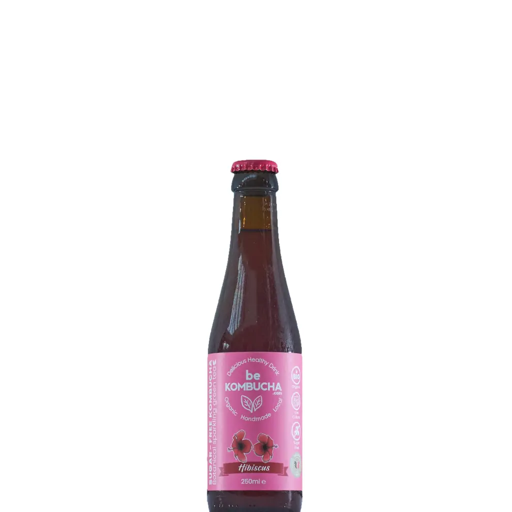 BeKombucha Sugar-Free Hibiscus BIO 25cl (ambient)