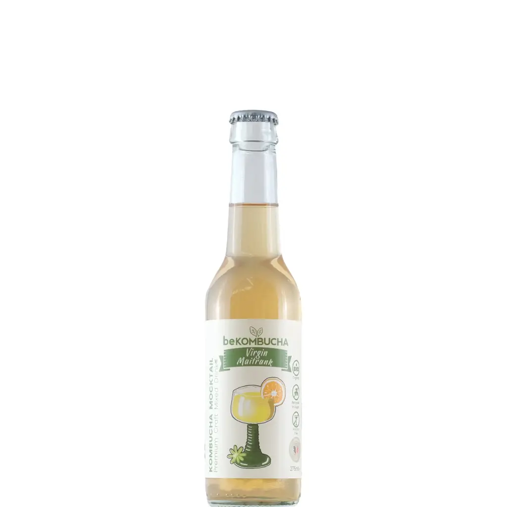 BeKombucha Mocktail Virgin Maitrank BIO 27cl (ambiant)
